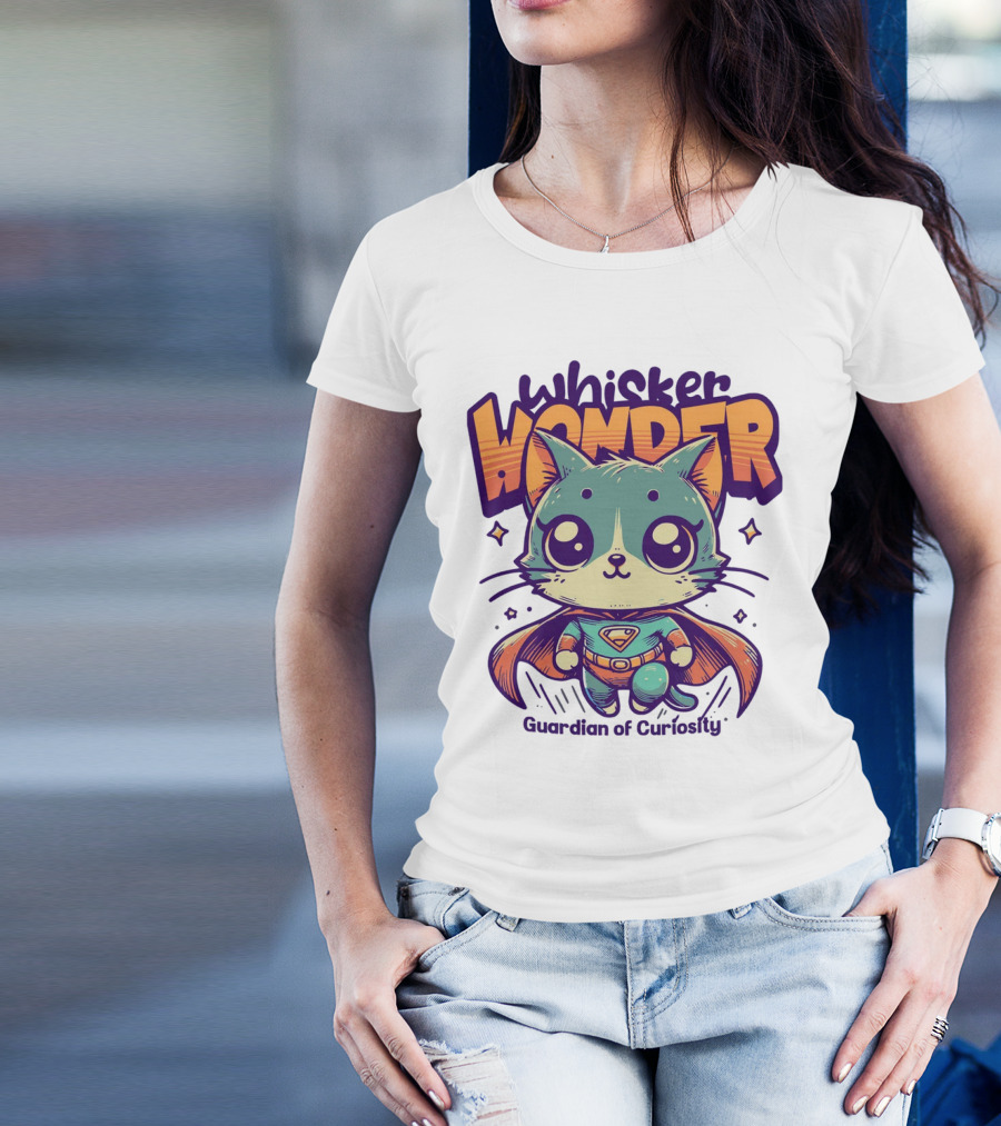 Whisker Wonder Guardian Of Curiosity T-Shirt
