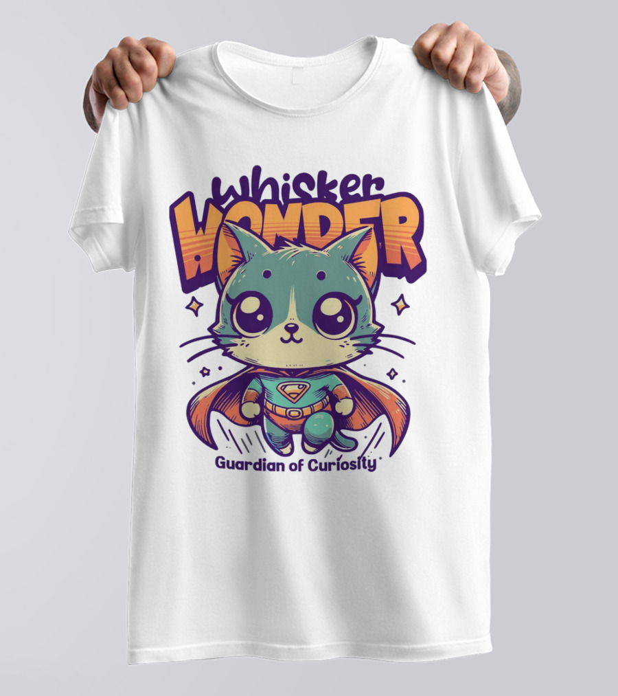 Whisker Wonder Guardian Of Curiosity T-Shirt