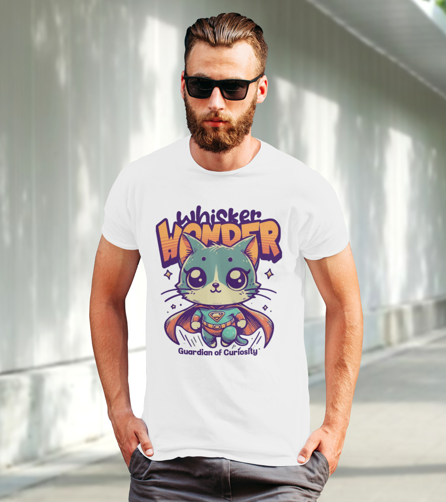Whisker Wonder Guardian Of Curiosity T-Shirt