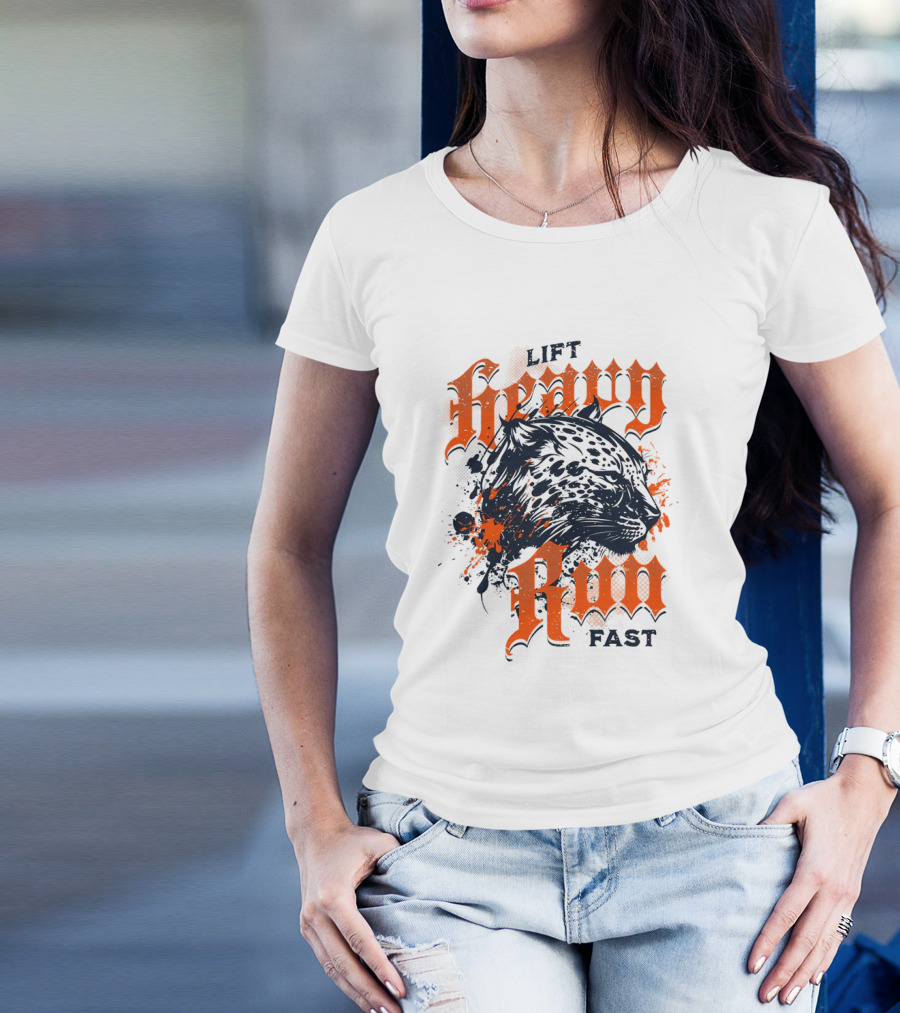 Lift Heavy Run Fast Jaguar T-Shirt