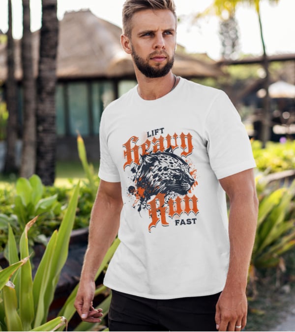 Lift Heavy Run Fast Jaguar T-Shirt