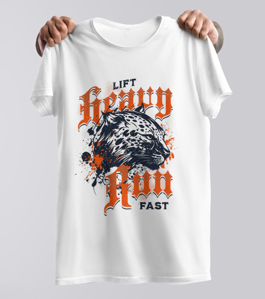 Lift Heavy Run Fast Jaguar T-Shirt