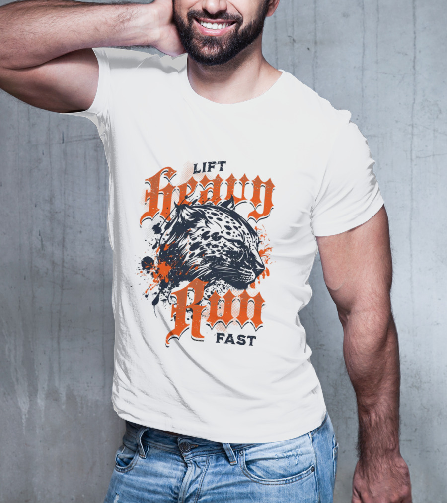 Lift Heavy Run Fast Jaguar T-Shirt