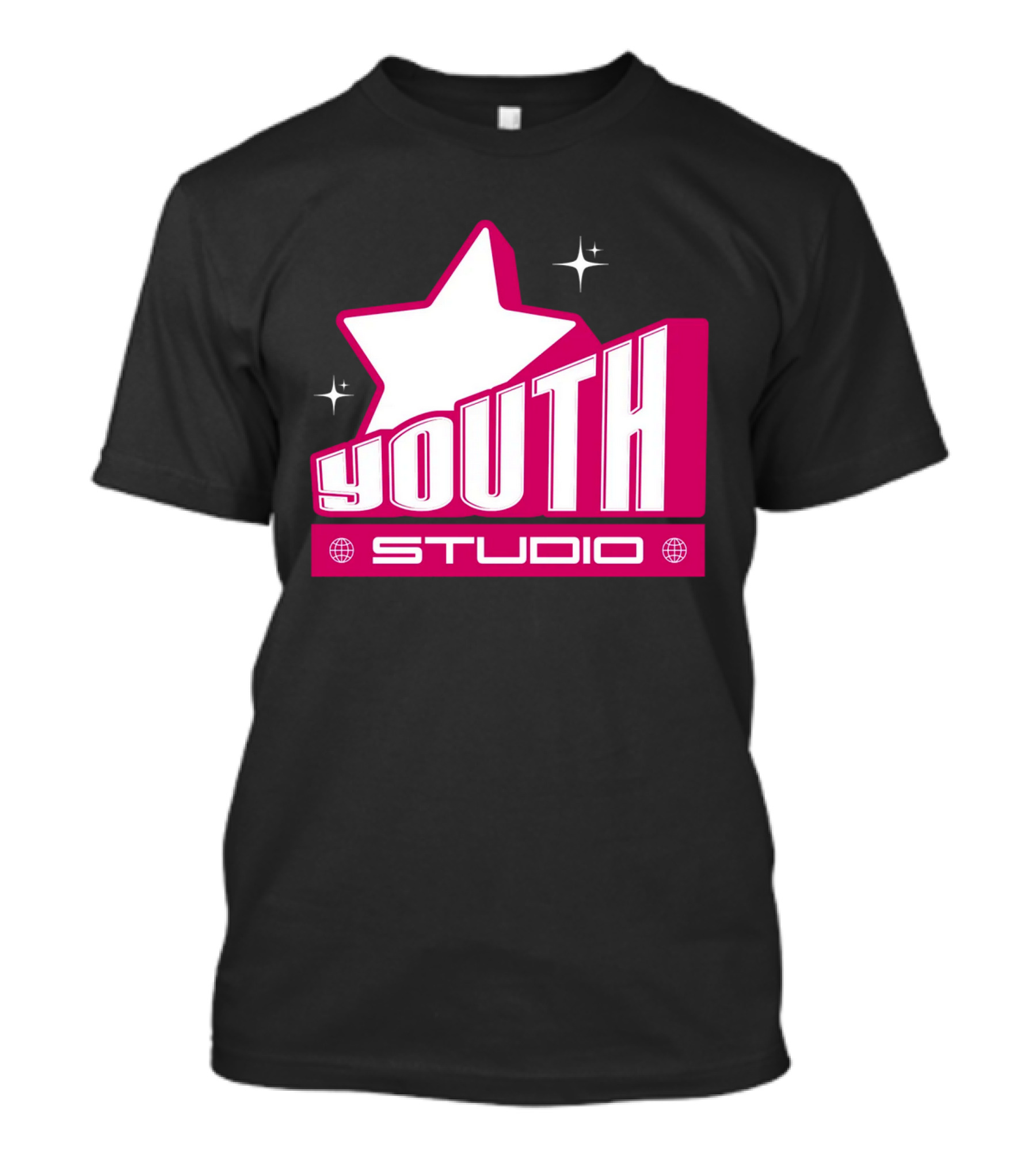 Youth Studio Magenta Y2k Streetwear T-Shirt