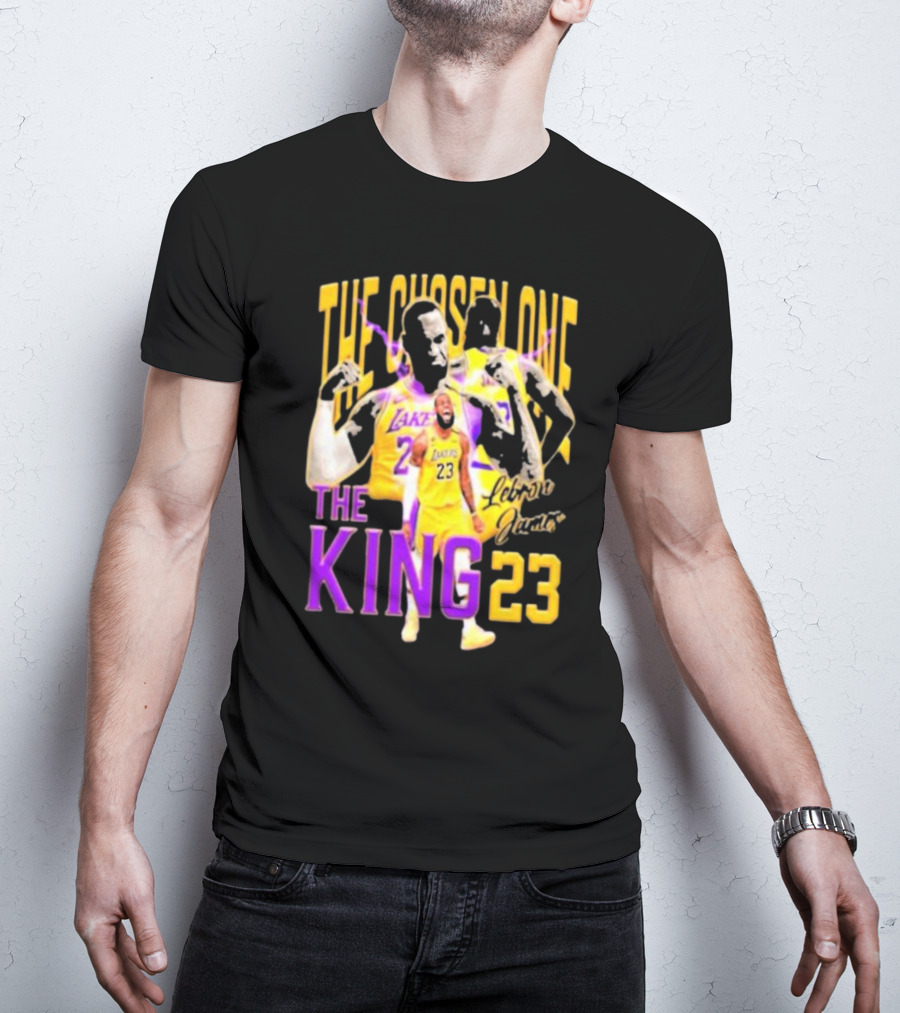 The Chosen One The King 23 LeBron James Lakers T-Shirt
