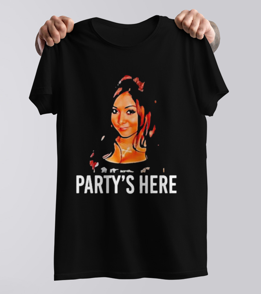 Snooki Party's Here Nicole Polizzi Iconic T-Shirt