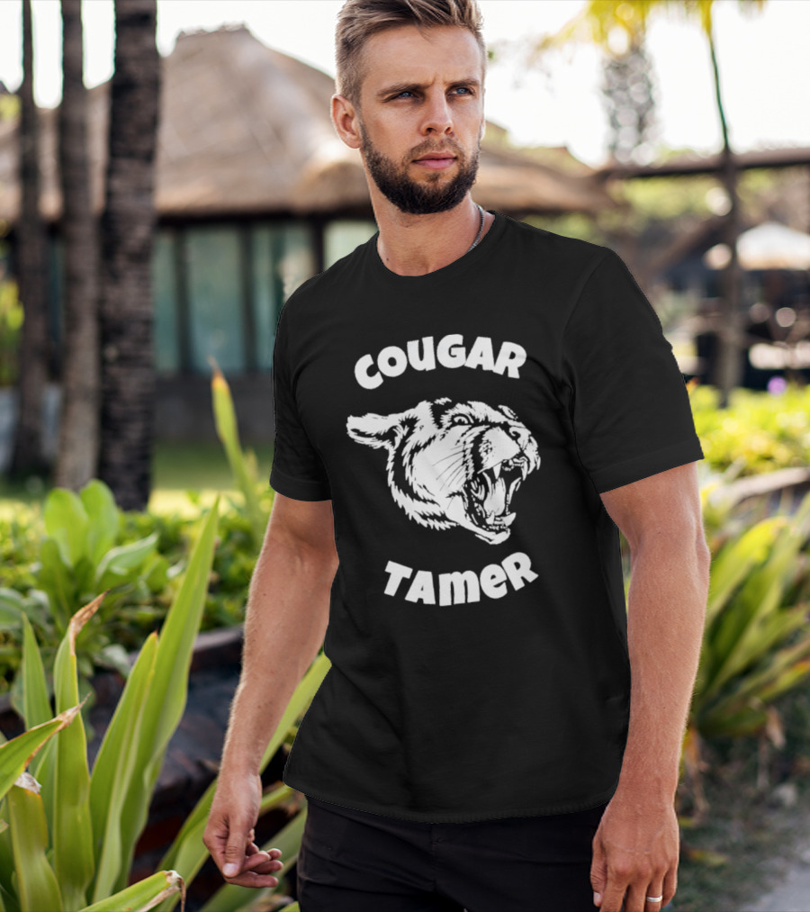 Cougar Tamer For Husband Of Hot Cougar Wife T-Shirt