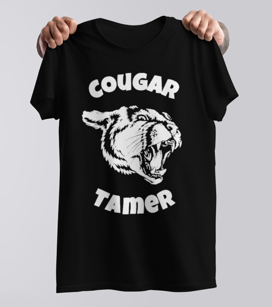 Cougar Tamer For Husband Of Hot Cougar Wife T-Shirt
