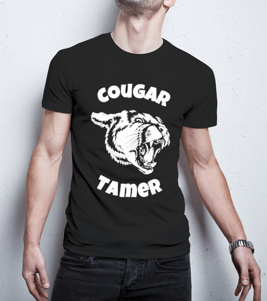 Cougar Tamer For Husband Of Hot Cougar Wife T-Shirt