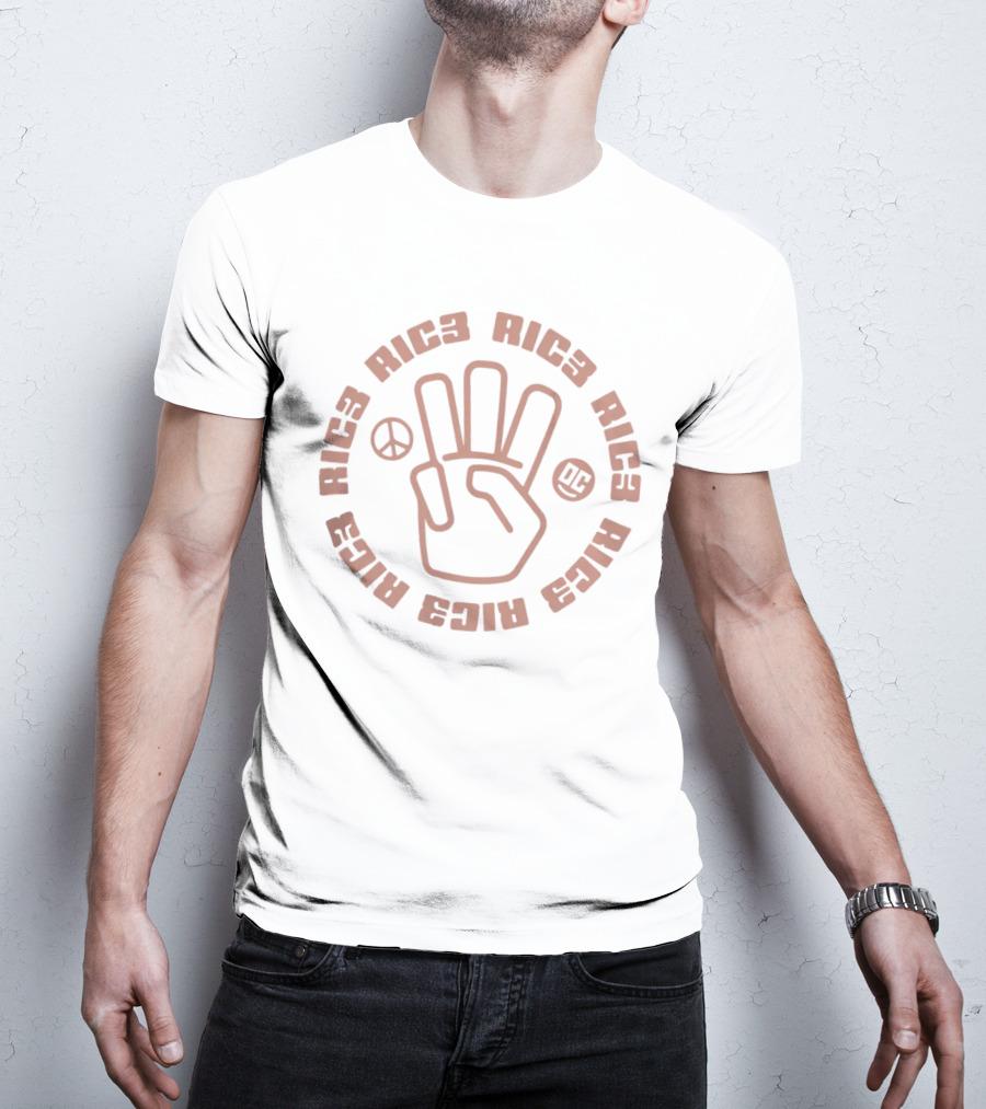 RIC3 Circle Hand Symbol Peace DC T-Shirt