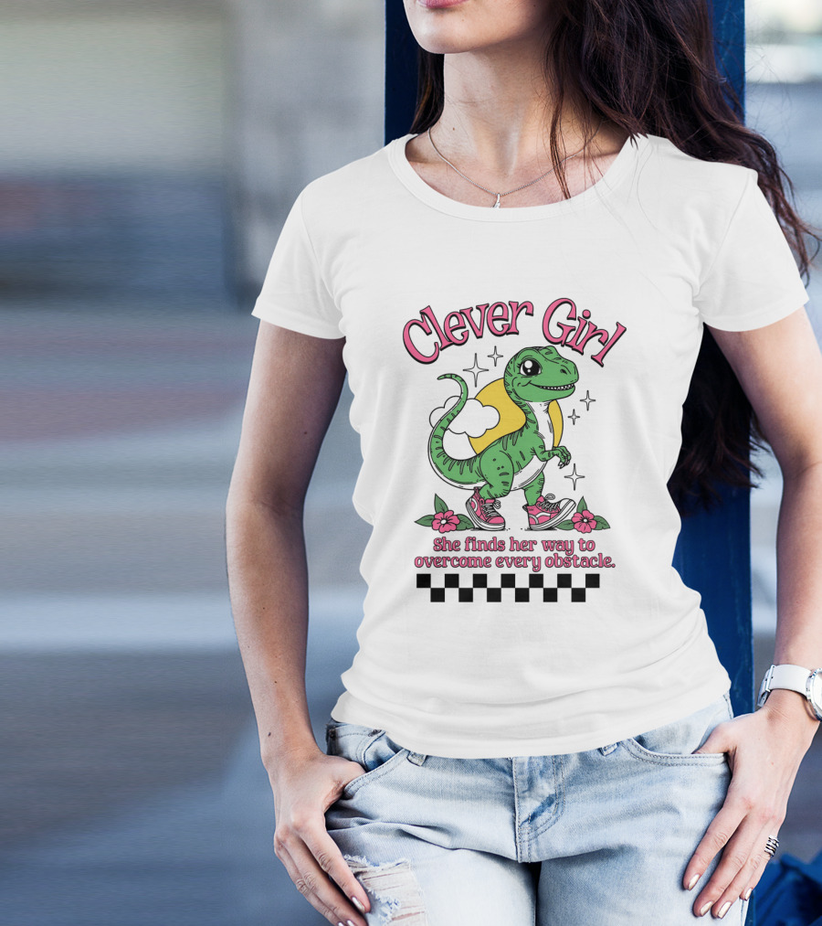 Clever Girl She Finds Her Way To Overcome Every Obstacle T-Shirt