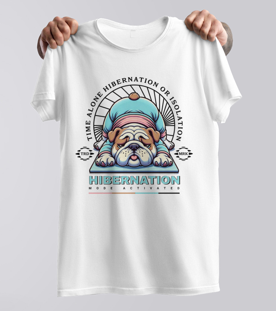 Time Alone Hibernation Or Isolation Mode Activated T-Shirt