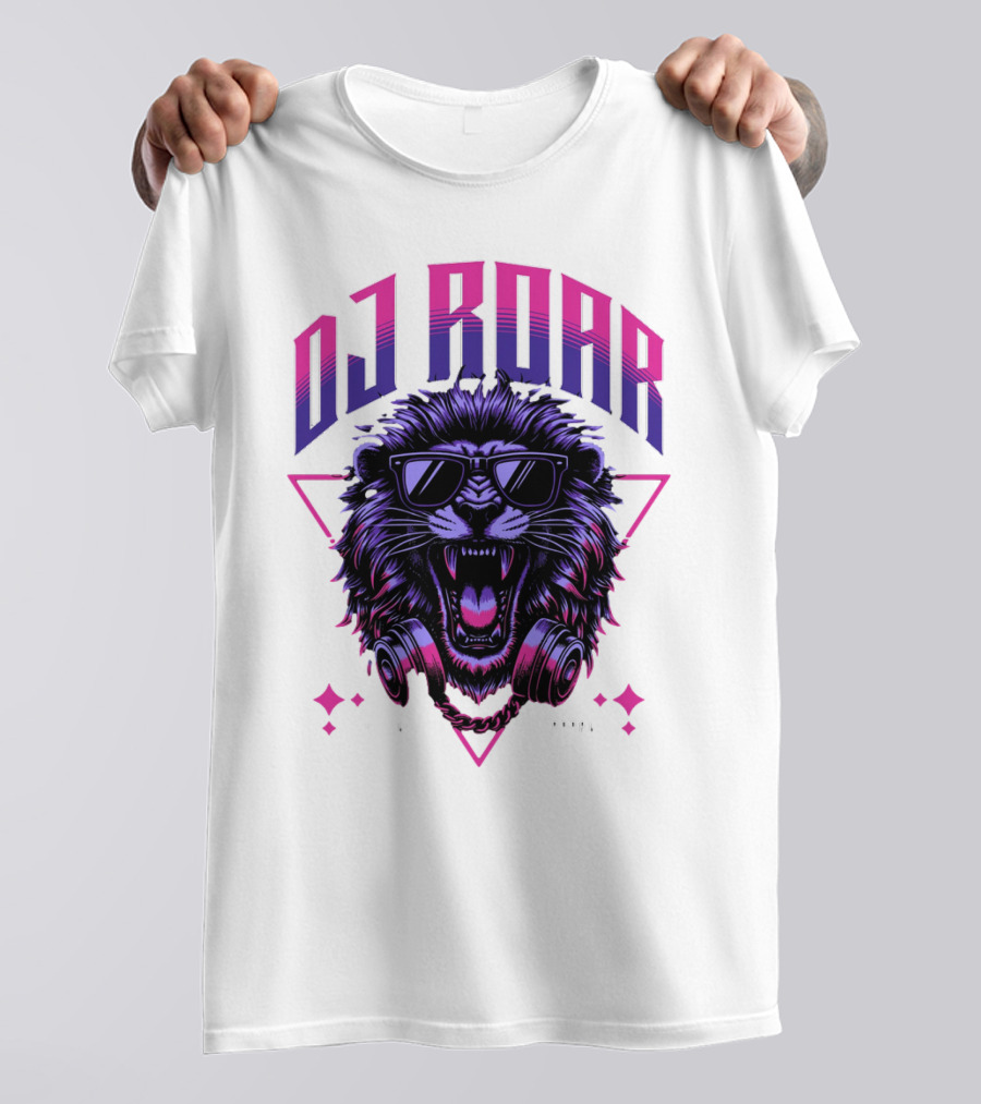 DJ Roar Lion Head HTTL Apparal T-Shirt