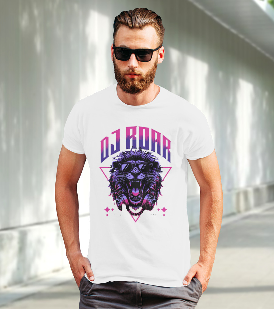 DJ Roar Lion Head HTTL Apparal T-Shirt