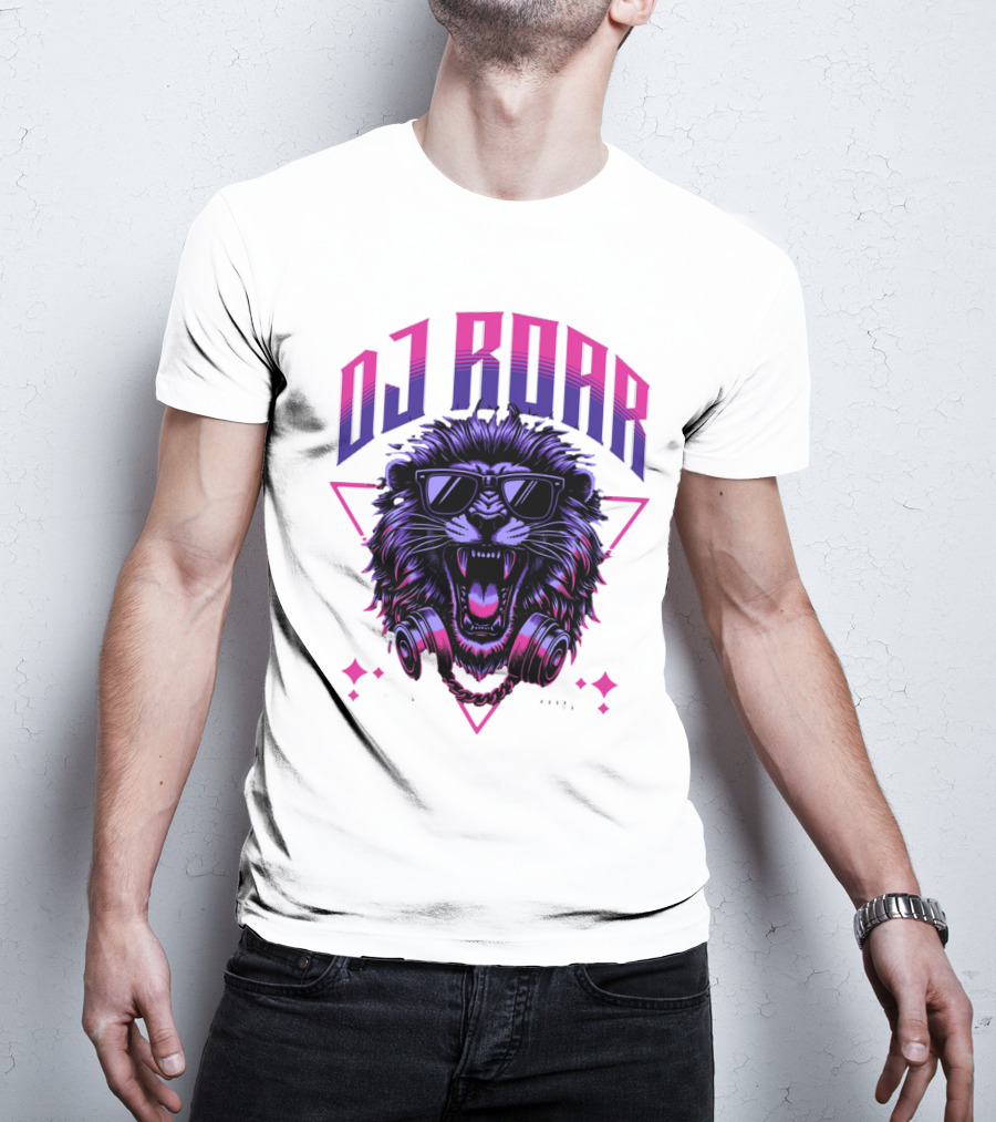 DJ Roar Lion Head HTTL Apparal T-Shirt