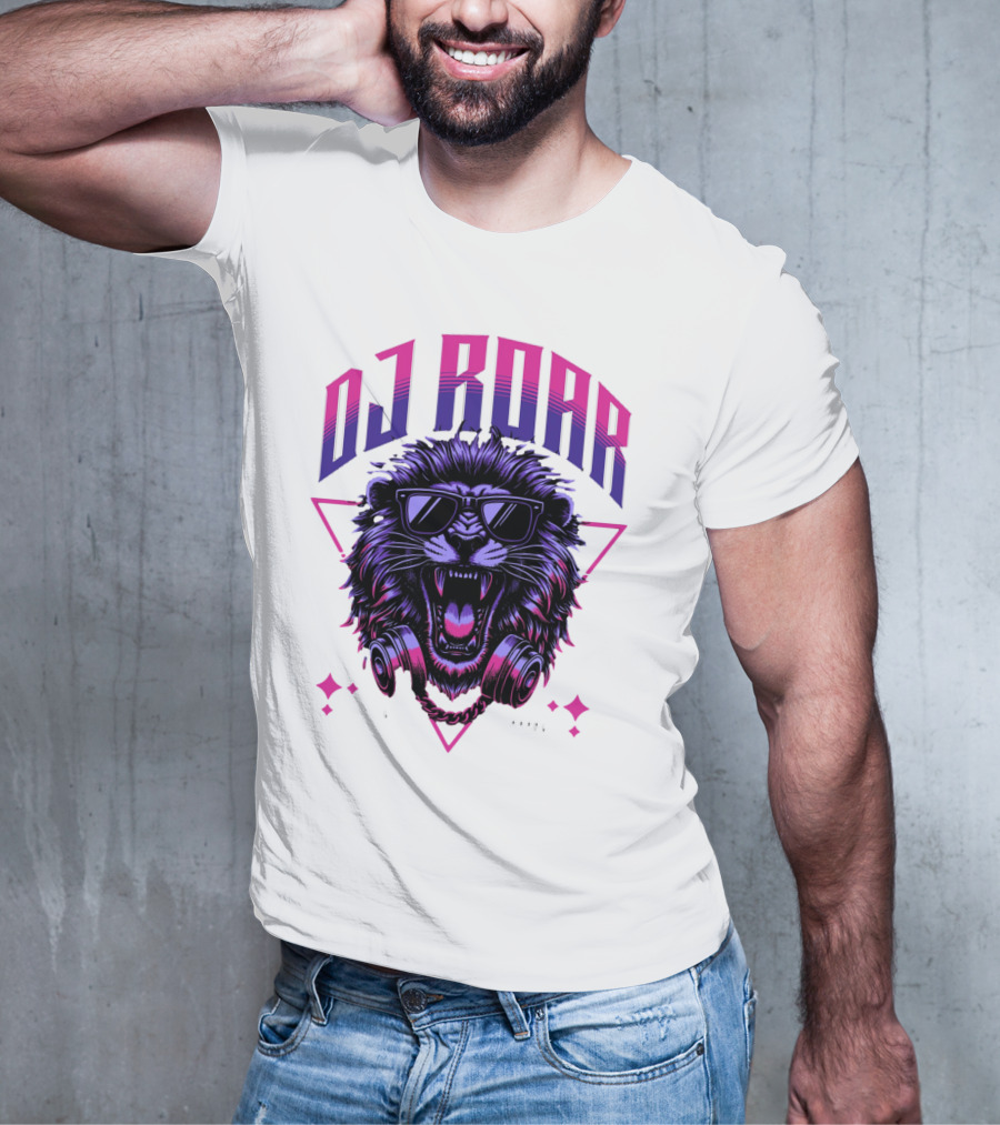 DJ Roar Lion Head HTTL Apparal T-Shirt