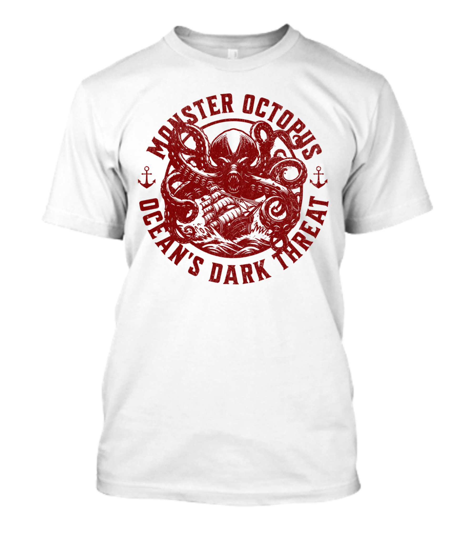 Monster Octopus Ocean's Dark Threat T-Shirt
