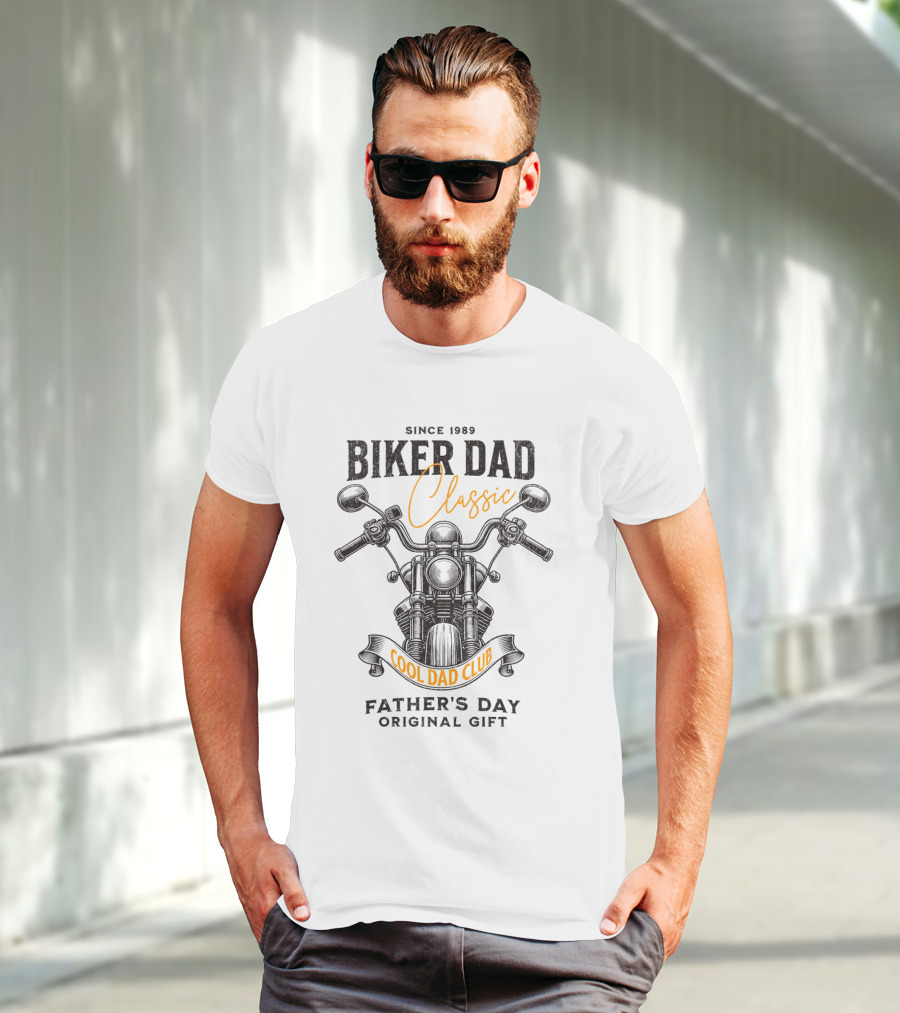 SINCE 1989 BIKER DAD CLASSIC COOL DAD CLUB FATHER'S DAY SPECIAL EDITION T-Shirt