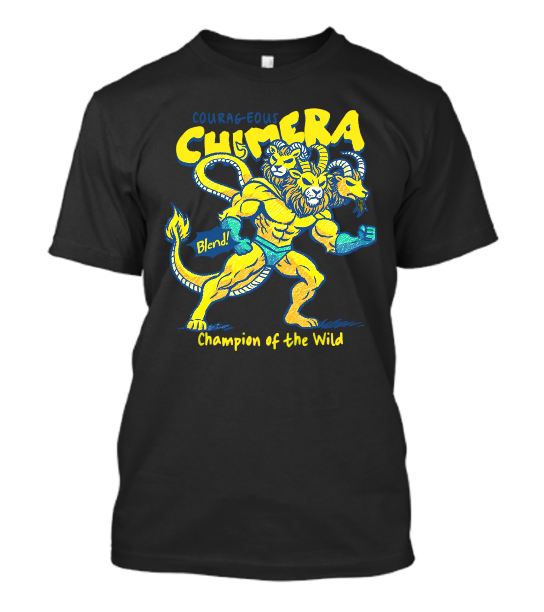 Courageous Chimera Champion Of The Wild Blend T-Shirt