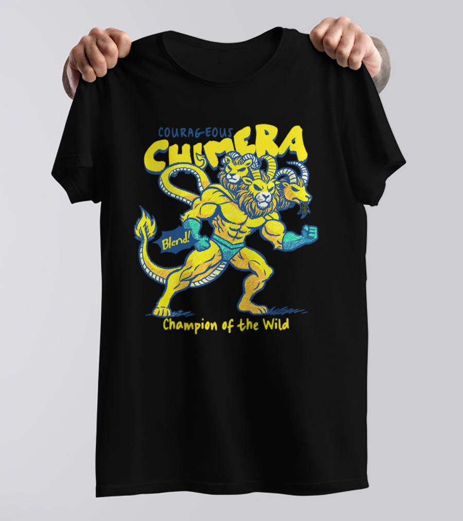 Courageous Chimera Champion Of The Wild Blend T-Shirt