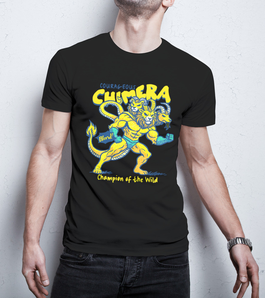 Courageous Chimera Champion Of The Wild Blend T-Shirt