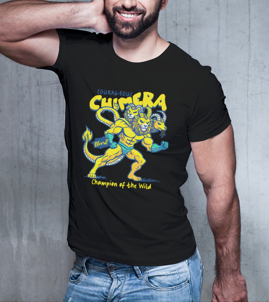Courageous Chimera Champion Of The Wild Blend T-Shirt