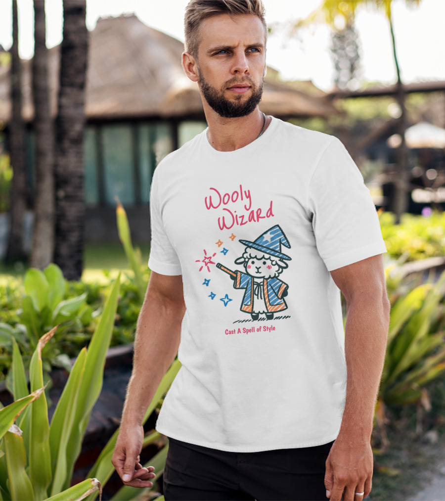 Wooly Wizard Cast A Spell Of T-Shirt