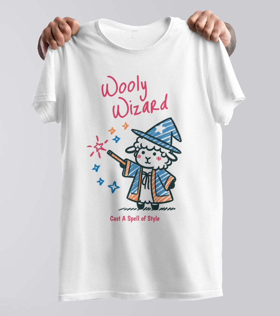 Wooly Wizard Cast A Spell Of T-Shirt