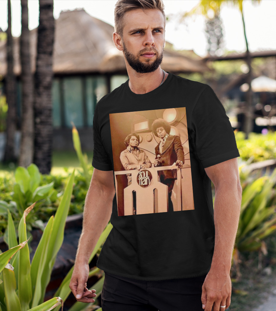 James Brown And Don Cornelius Soul Train Iconic Music Legends T-Shirt