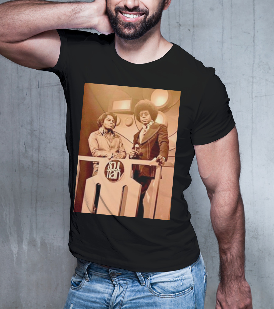 James Brown And Don Cornelius Soul Train Iconic Music Legends T-Shirt