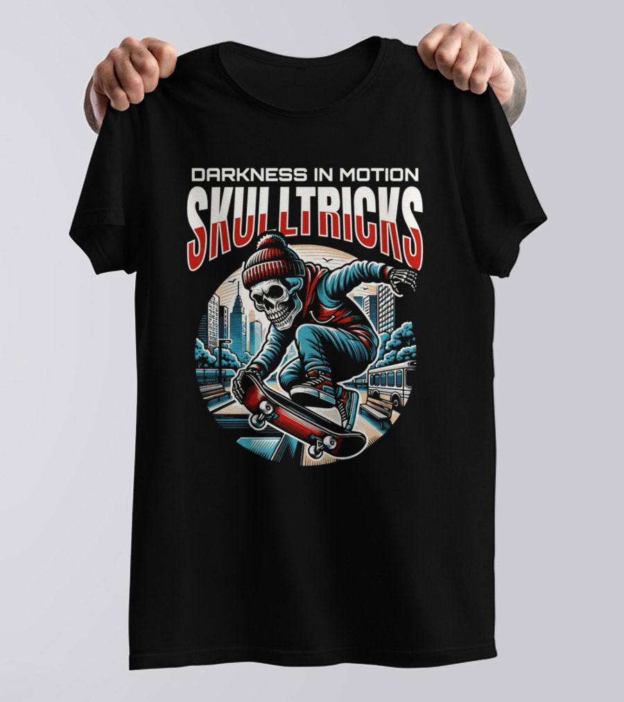 DARKNESS IN MOTION SKULLTRICKS T-Shirt