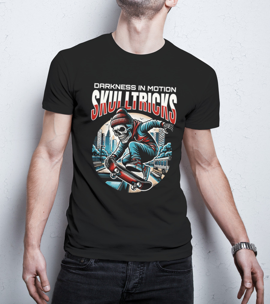 DARKNESS IN MOTION SKULLTRICKS T-Shirt
