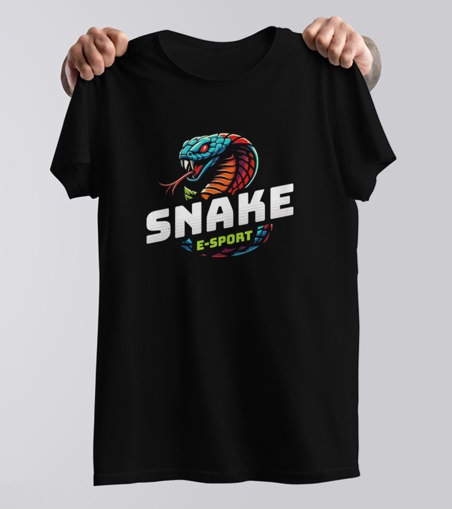 Snake Esport Vibrant Mascot T-Shirt