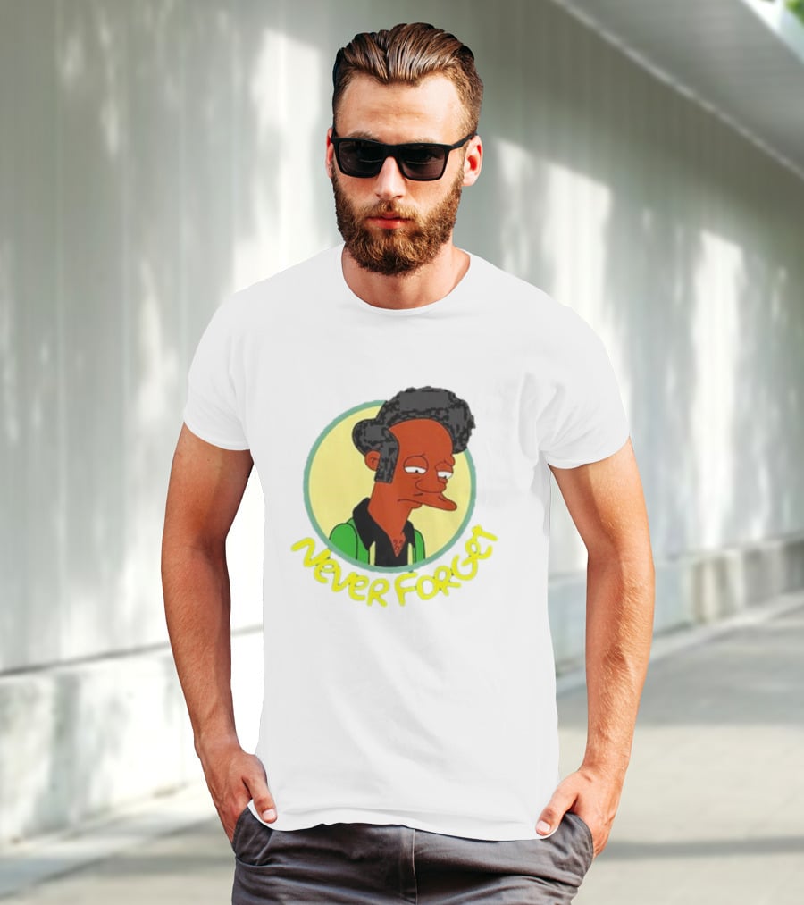 Never Forget Apu Simpsons Character T-Shirt
