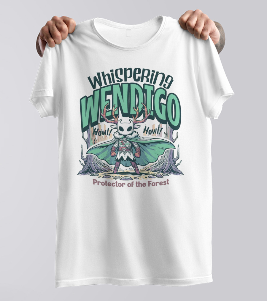 Whispering Wendigo Protector Of The Forest T-Shirt