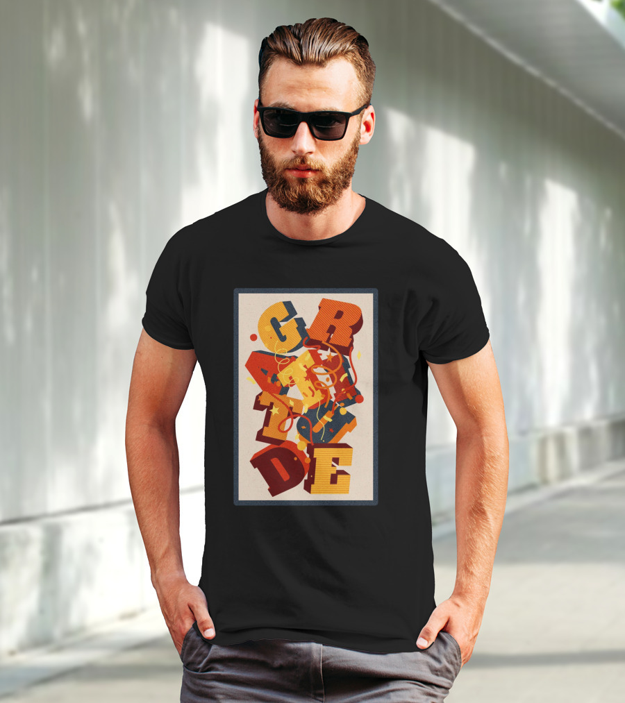 GRADE 3D Letter Explosion T-Shirt