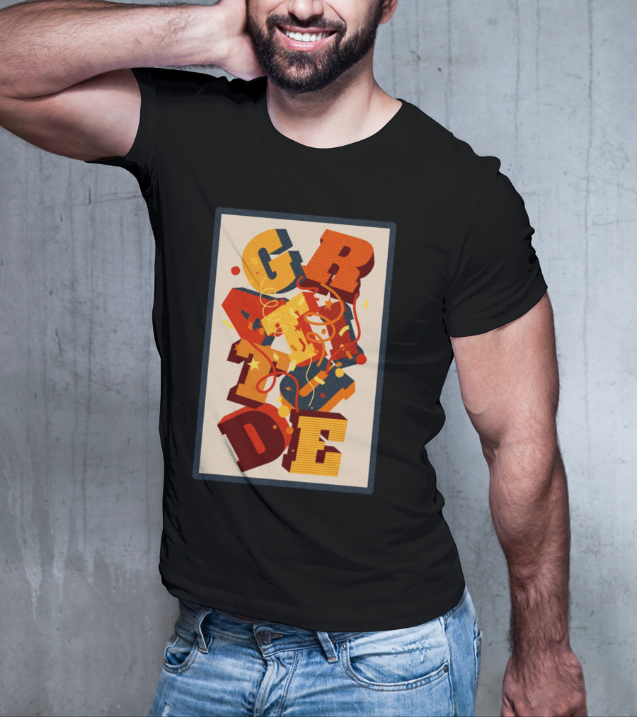 GRADE 3D Letter Explosion T-Shirt