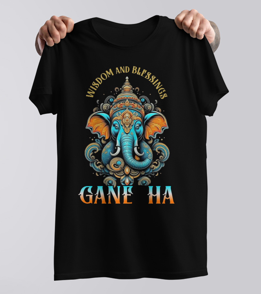 Wisdom And Blessings Ganesha T-Shirt