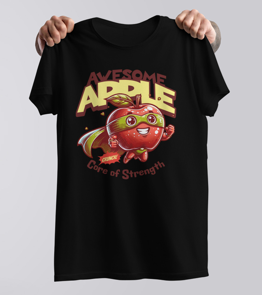 Awesome Apple Crunch Core Of Strength T-Shirt