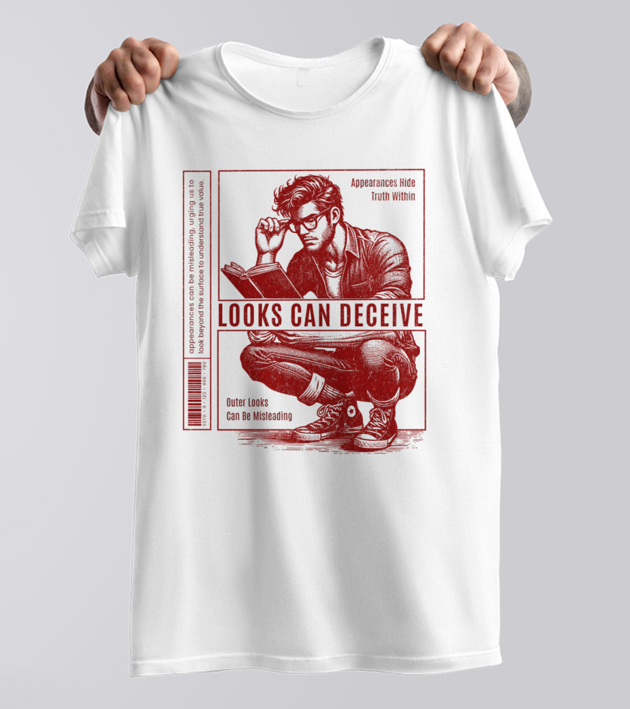 Looks Can Deceive Appearances Hide Truth Within Outer Looks Can Be Misleading T-Shirt