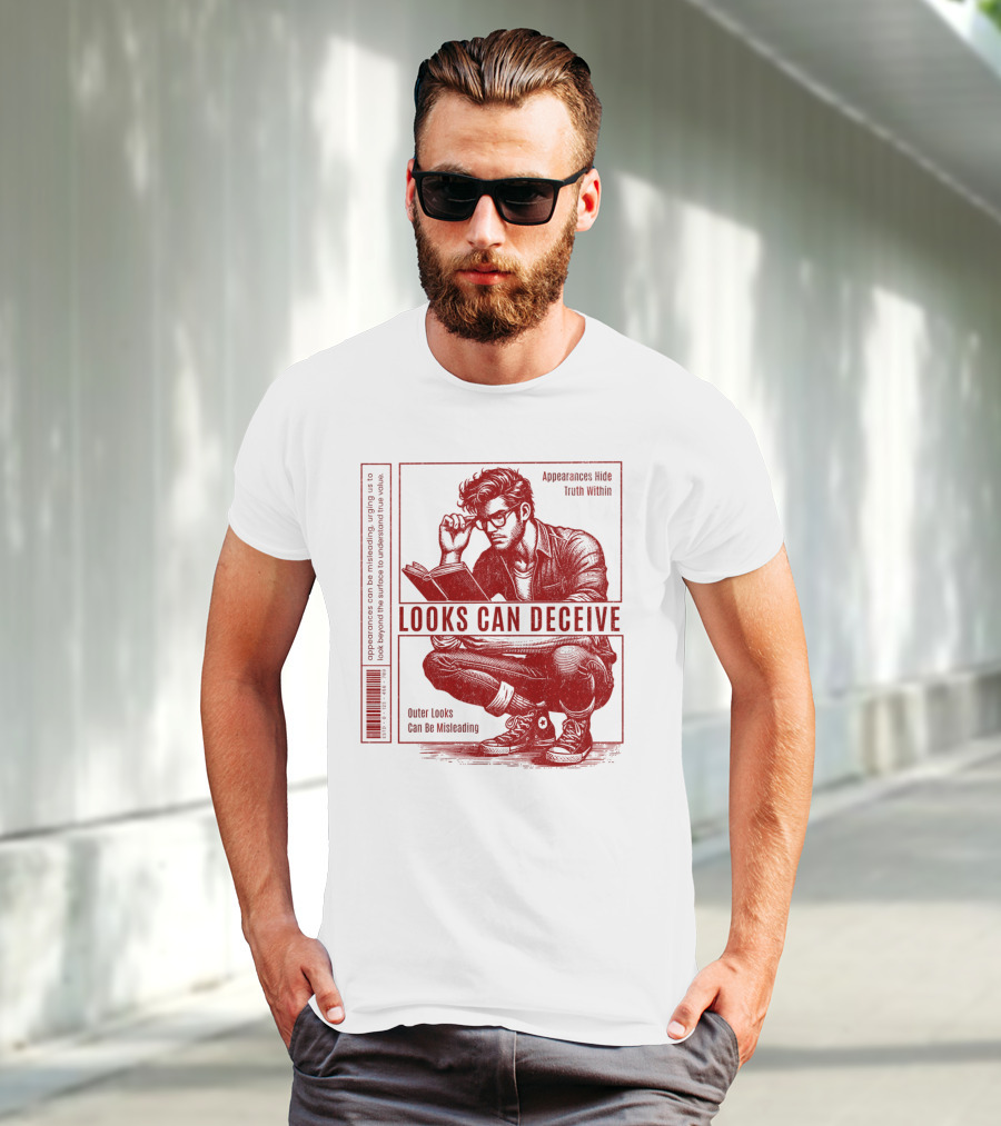Looks Can Deceive Appearances Hide Truth Within Outer Looks Can Be Misleading T-Shirt