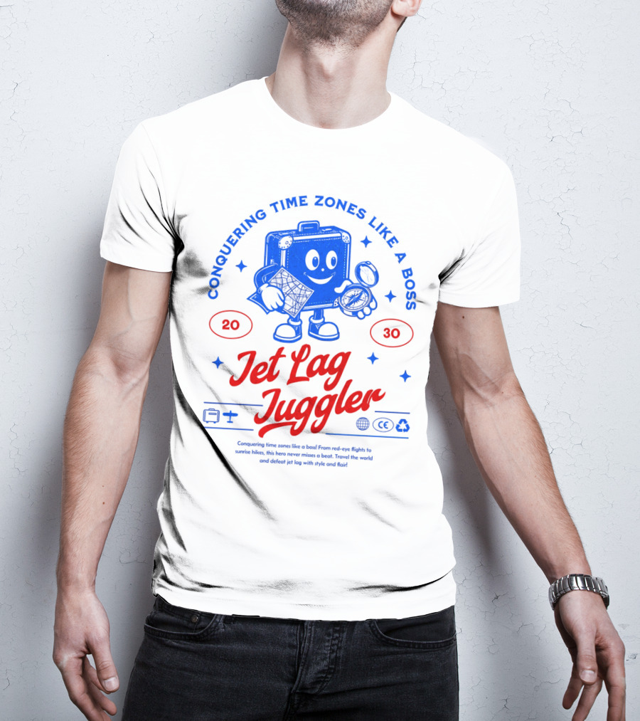 Jet Lag Juggler Conquering Time Zones Like A Boss T-Shirt