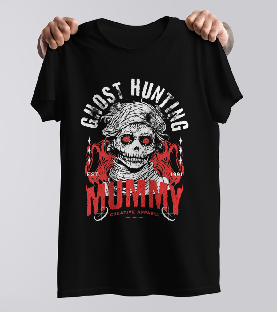 GHOST HUNTING MUMMY EST. 1991 CREATIVE T-Shirt