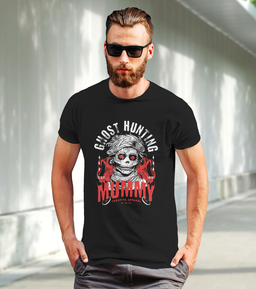 GHOST HUNTING MUMMY EST. 1991 CREATIVE T-Shirt
