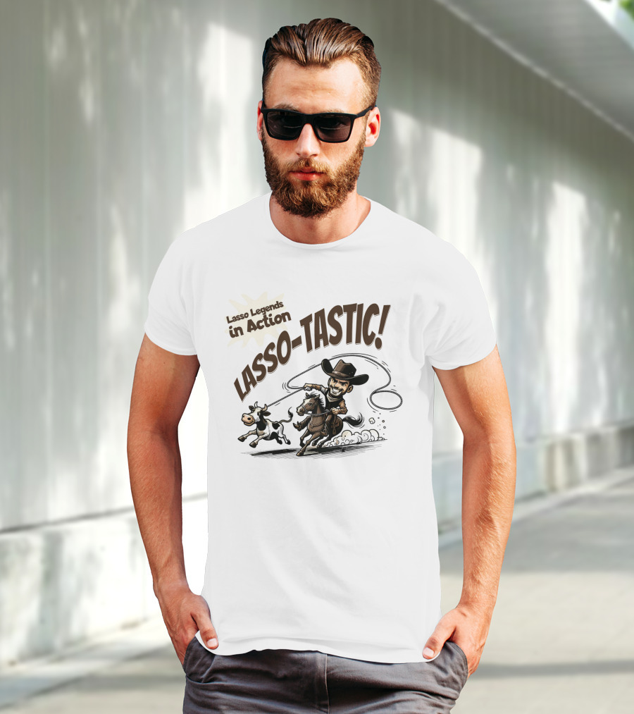 Lasso Legends In Action Lasso-Tastic Cowboy Adventure T-Shirt
