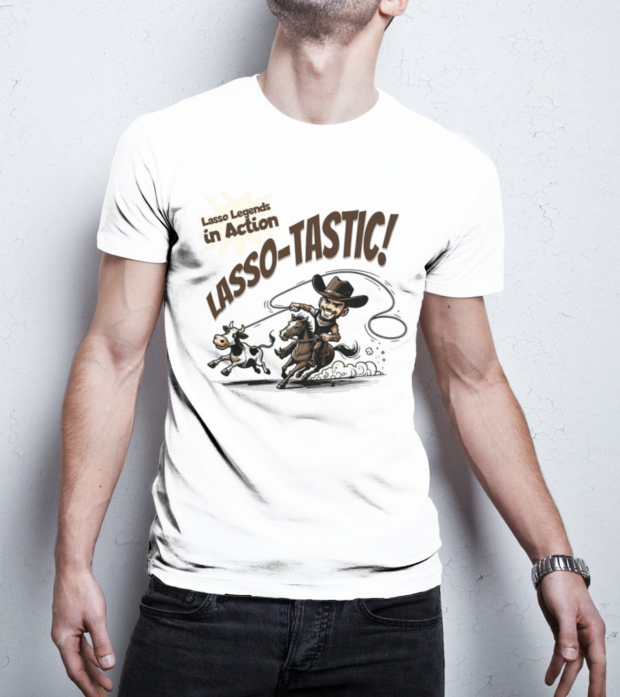 Lasso Legends In Action Lasso-Tastic Cowboy Adventure T-Shirt