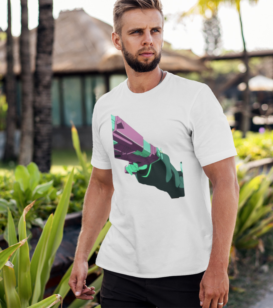 Rebecca Cyberpunk Edgerunners Aesthetic Gun T-Shirt