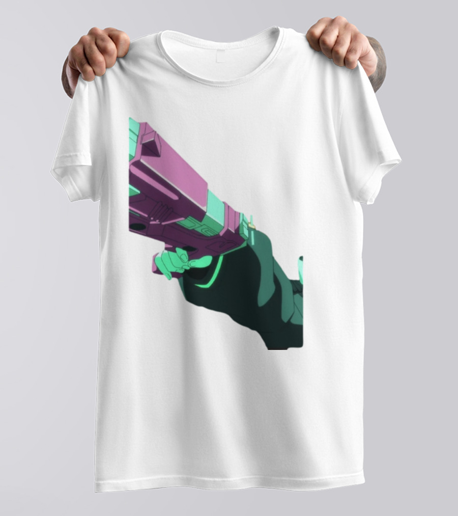 Rebecca Cyberpunk Edgerunners Aesthetic Gun T-Shirt