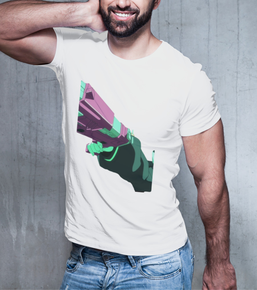 Rebecca Cyberpunk Edgerunners Aesthetic Gun T-Shirt