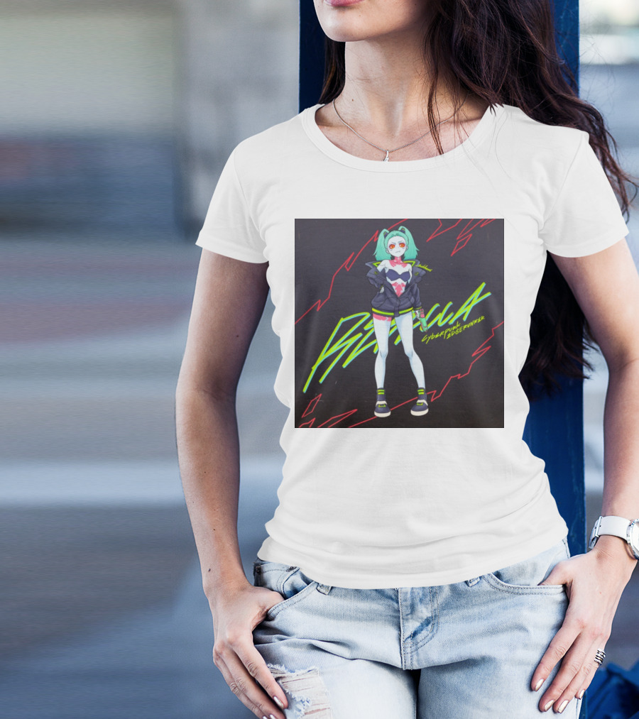 Rebecca Cyberpunk Edgerunners Neon T-Shirt